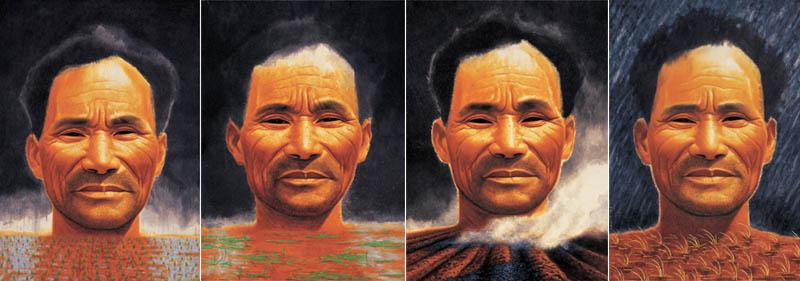 Lee, Jong-gu, The Earth-Rice Planting, Summer, Fall, Winter, 1997-98