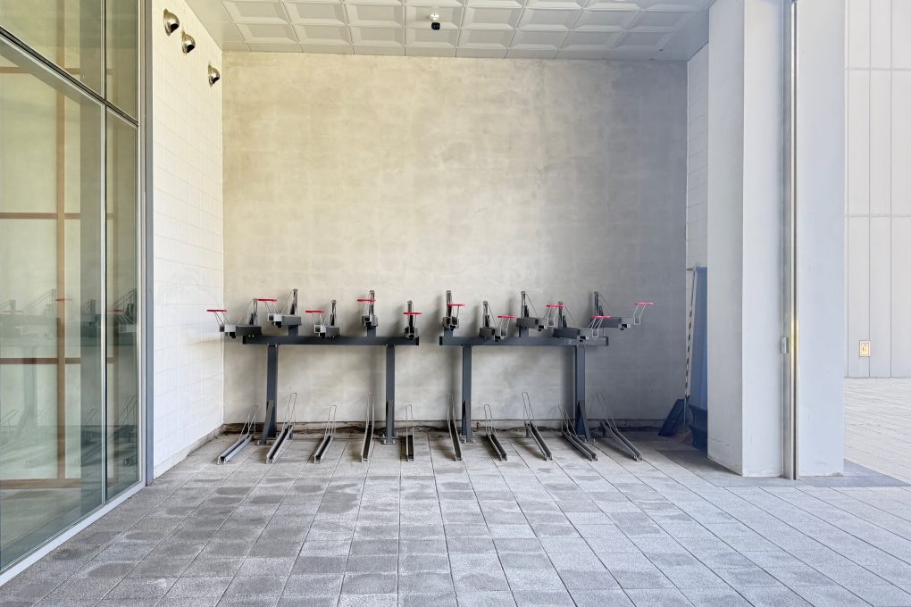 Bicycle Rack at the Entrance of Museum  2