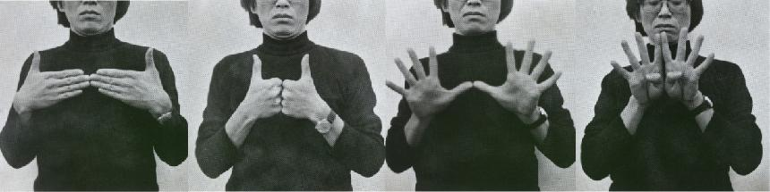 4.Lee Kun-Yong, Logic of Hand, 1975/2019, C-print, 85×85cm(×4), ed. 1/12, Leeum Museum Collection