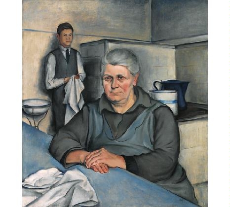 밀로슬라프 홀리, <노부인의 초상>, 1925