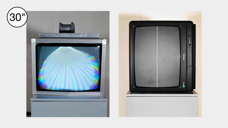 [오늘, 이 작품] 백남준ㅣMagnet TV(자석 TV), TV를 위한 선ㅣ1963, 1963(1995) (short ver.)