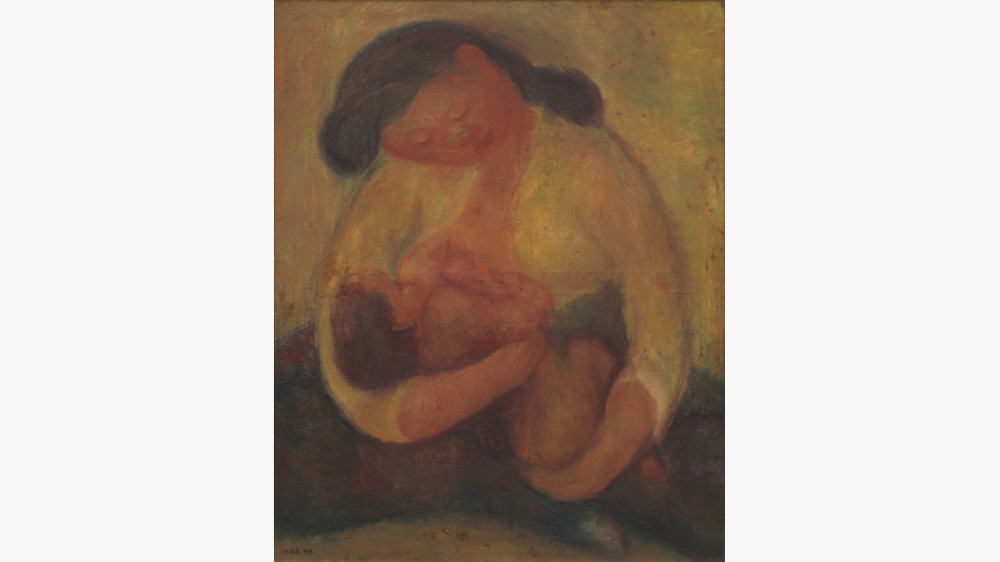 변영원, ‹모자›, 1945｜MMCA 과천 상설전 «한국근현대미술 I»